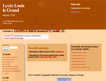 Tablet Screenshot of louislegrand.org